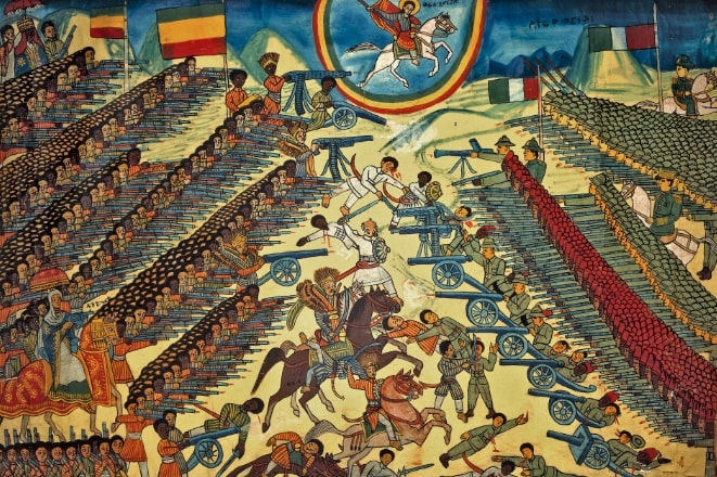 The-British-Museum-The-Battle-of-Adwa-Painting The-British-Museum-The-Battle-of-Adwa-Painting