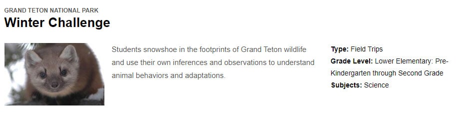 winter challenge at Grand Teton National Park