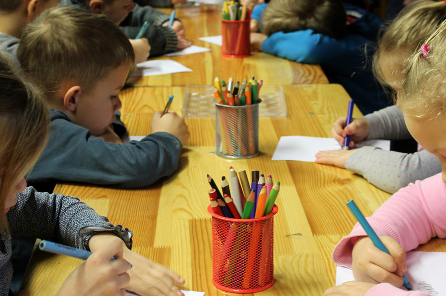 children back at school after pandemic