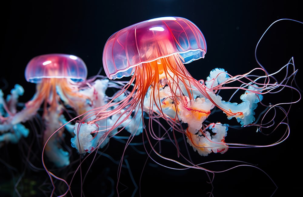 Purple-striped Jellyfish - Monterey Bay Aquarium